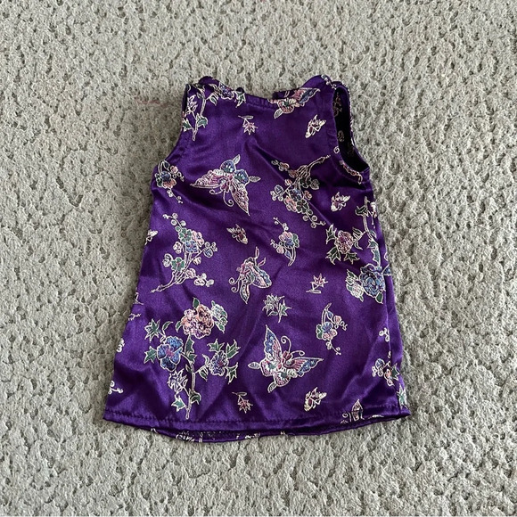 AMERICAN GIRL PURPLE KARAOKE DRESS with Hanger Retired Girl of Today Dress - Picture 1 of 4